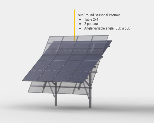 Opsun SunGround Portrait 2 X 4 